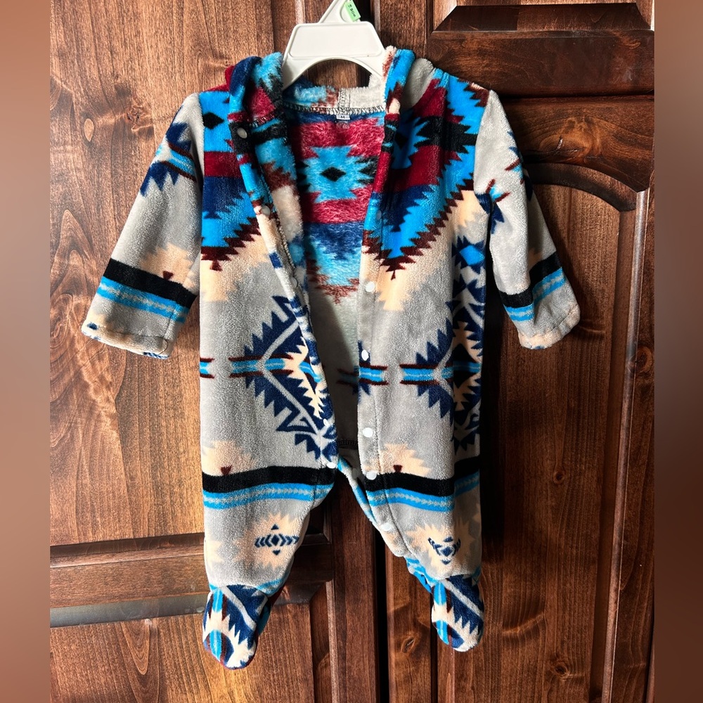 Infant Western Hooded One Piece